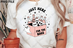 Just Here for the Boos, Halloween PNG Product Image 2