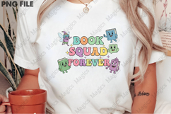 Book Squad Forever | Back to School Sublimation Design Product Image 2