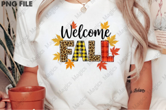Welcome Fall Sublimation PNG Fall PNG Product Image 2