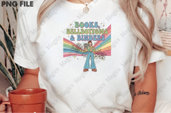 Books Bellbottoms Binders PNG - Teacher Sublimation Design Product Image 2
