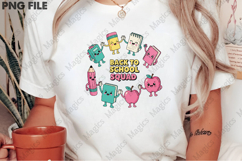 Back to School Squad PNG - Teacher Sublimation Design Product Image 2