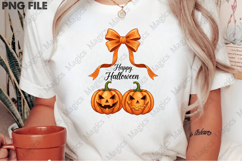 Coquette Pumpkin Cherries Autumn Png Product Image 2
