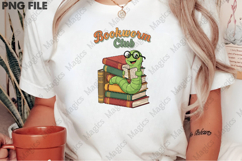 Bookworm Club Png, Back To School Sublimation Product Image 2
