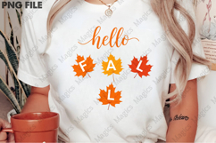 Hello Fall Png Sublimation Design Product Image 2