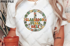 Classroom Vibes Only Png, Back To School Sublimation Product Image 2