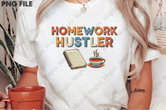 Homework Hustler Png, Back To School Sublimation Product Image 2