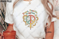 Peace Pencils Progress PNG - Teacher Sublimation Design Product Image 2