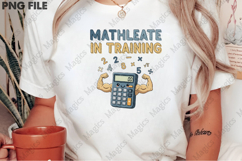 Mathlete in Training Png, Back To School Sublimation Product Image 2