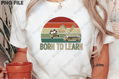 Born to Learn | Back to School Sublimation Design Product Image 2