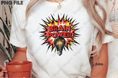 Brain Power Png, Back To School Sublimation Product Image 2