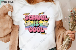 School is Cool Png, Back To School Sublimation Product Image 3