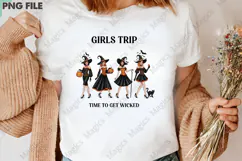 Salem Girls Trip,Vintage Halloween PNG Product Image 3