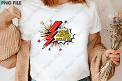 Pencil Powered Since Day One PNG - Teacher Sublimation Product Image 3