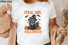 Feral Girl Halloween PNG Design Product Image 3