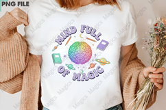 Mind Full of Magic PNG - Teacher Sublimation Design Product Image 3