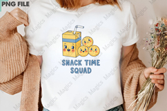 Snack Time Squad Png, Back To School Sublimation Product Image 3