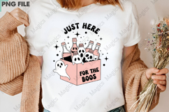 Just Here for the Boos, Halloween PNG Product Image 3