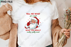 Funny Christmas Png Vintage Santa Product Image 2