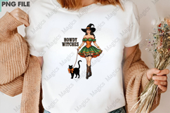 Howdy Witches,Vintage Halloween PNG Product Image 3