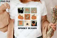 Spooky Season Png, Retro Halloween Png Product Image 3