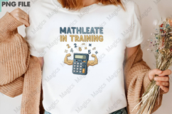 Mathlete in Training Png, Back To School Sublimation Product Image 3