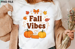 Fall Vibes Png, Preppy Autumn Pumpkin Png Product Image 3