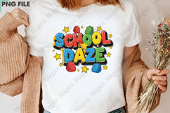 School Daze PNG - Teacher Sublimation Design Product Image 3