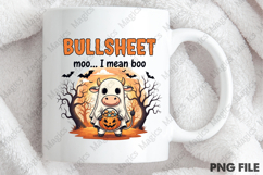 Funny Cow Halloween PNG, Bullsheet Ghost Product Image 4