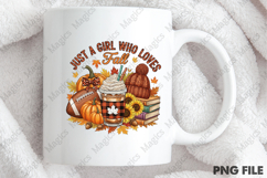 Just a Girl Who Loves Fall PNG Product Image 4