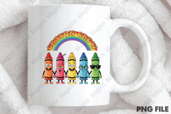 Crayon Crew PNG PNG - Teacher Sublimation Design Product Image 4