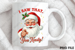Vintage Christmas Png Santa Saw That Product Image 4