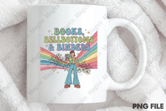 Books Bellbottoms Binders PNG - Teacher Sublimation Design Product Image 3