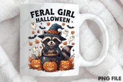 Feral Girl Halloween Png Product Image 4