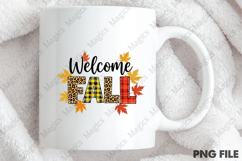 Welcome Fall Sublimation PNG Fall PNG Product Image 4