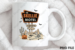 Skellie Motel Funny Halloween PNG Funny Product Image 4