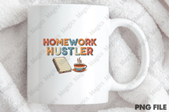 Homework Hustler Png, Back To School Sublimation Product Image 4
