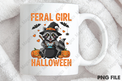 Feral Girl Halloween PNG Design Product Image 4