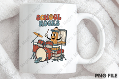 School Rocks Png, Back To School Sublimation Product Image 4