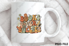 Books Over Bullies | Back to School Sublimation Design Product Image 4