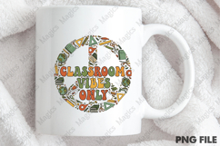 Classroom Vibes Only Png, Back To School Sublimation Product Image 4