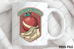 Gym Class Champ Png, Back To School Sublimation Product Image 4