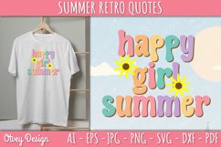 Summer Retro Quotes SVG| Retro Summer SVG Product Image 1