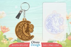 Fairy Keychain Lasercut BUNDLE 8 DESIGNS Product Image 2