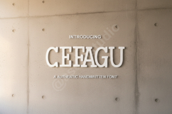 Cefagu | Elegant Modern Luxury Serif Product Image 1