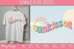 Summer Retro Quotes SVG| Retro Summer SVG Product Image 1