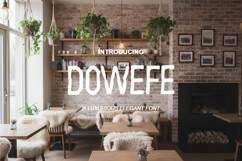 Dowefe | Modern Elegant Serif Typeface Product Image 1