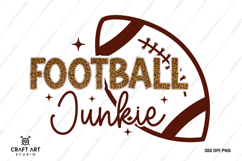 Football Junkie Sublimation | Football Clipart PNG Product Image 2