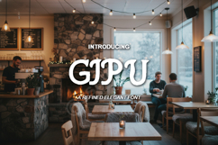 Gipu - Modern Minimalist Sans Serif Typeface Product Image 1