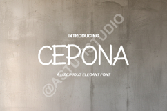 Cepona - Elegant Modern Serif Display Font Product Image 1