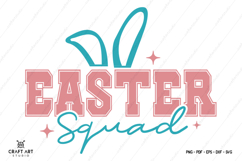 Easter Squad SVG | Easter Bunny SVG | T Shirt Design Product Image 2